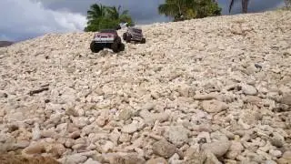 AXIAL ADVENTURES.HAWAIIAN STYLE REEF CRAWLING,CORAL ROCK BASHING SALT WATER/ WAVES.WET INTERCO TIRES