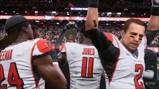 Madden NFL 19 - New England Patriots vs Atlanta Falcons - Superbowl Gameplay (HD) [1080p60FPS]