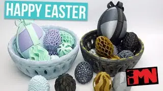 Easter Special EGGstravaganza - 3D Printed Eggs and Basket