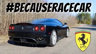 What It's Like Driving the Ferrari 360 Challenge Stradale! Race Car For The Road!
