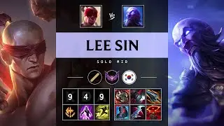 Lee Sin Mid vs Ryze - KR Master Patch 25.10