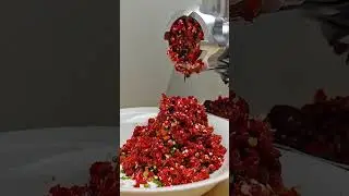 EXPERIMENT CHILI VS MEAT GRINDER #shorts