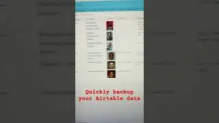 How to quickly backup your Airtable bases #airtable #excel #tutorial #backupsoftware