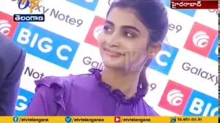 Galaxy Note 9 Launched | by Actress Pooja Hegde | at Big C Showroom | Madhapur
