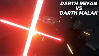 DARTH REVAN VS DARTH MALAK | IN VR (Blade and Sorcery)