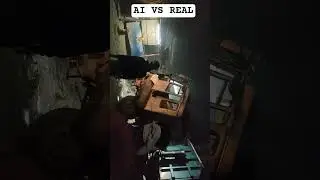 AI VS REAL LIFE #automobile #duet #trucker #accident #truckdriver