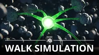 Simulation Nodes: Organic Creature | Blender 3.6 Geometry Nodes