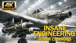 HIDDEN PRODUCTION: Me 262 – Insane Engineering of 30mm Cannons and Air-to-Air Rockets (1944)