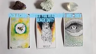 📵Pick a Card - Should you REACH out or WILL they REACH out? ☎️📧📩❤️‍🩹❤️‍🔥💔💘