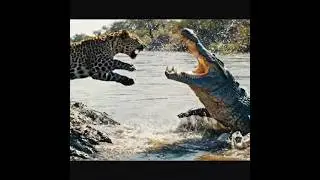 &ldquo;Leopard vs Crocodile &mdash; Power vs Precision&rdquo;