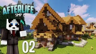 Minecraft AfterLife SMP S3 #2: Строительство стартового дома &mdash; Minecraft 1.14 Многопользовательский режим выживания