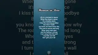 Woman In Love Lyrics - Dana Winner @syncwithvish #shorts #danawinner #womaninlove #youtubeshorts