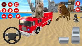 Real Fire Truck Driving Simulator Rescue Games 2022 - Fire Fighting Android Gameplay #13