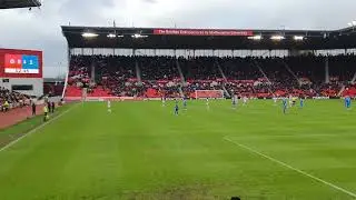 Birmingham City V Stoke City Away 2022 - Celebrating Jordan James's First Professional Goal