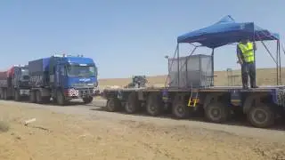 Schwertransport usbekistan baumann insta