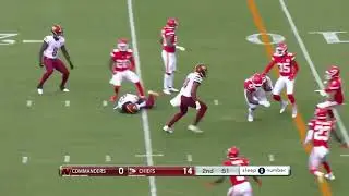 Deon Bush HUGE hit on Cam Sims vs Commanders | NFL preseason