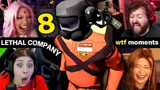 TOP 30 Jumpscare & Funny Moments in LETHAL COMPANY | Part 8