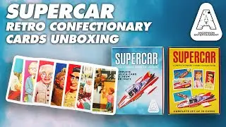 Supercar Retro Confectionary Cards Unboxing