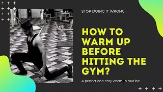 Pre Workout! How To Warm up before Exercise.(Stop Stretching)