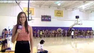 Laker Girls Tryouts 2012-2013