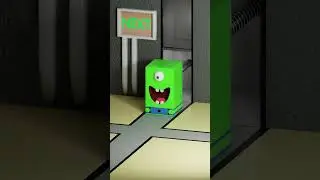 Funny absurd cyclope 3D animation🤪