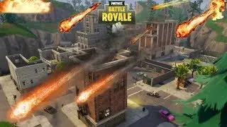 Meteor hits Tilted Towers! REAL FOOTAGE! [Fortnite Battle Royale]