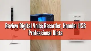 Review Digital Voice Recorder, Homder USB Professional Dictaphone Recorder with MP3 Player, Activate