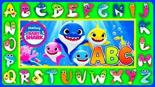 Baby Shark Alphabet Song 🦈 | Fun ABC Learning for Kids in 60 Seconds