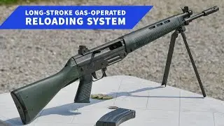 Long Stroke Gas operated reloading system: how it works