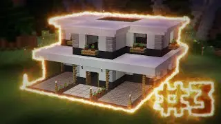 Building Minecraft: Middle Easy Hi Tech House - How to Build a Survival House in Minecraft #3