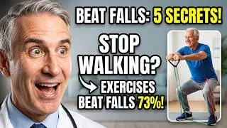 Over 60 These 5 Exercises Beat Walking 73% Fewer Falls! | Senior Health Academy