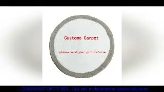 Customized Tufted Rug for AJ Soft Plush Round Square Irregular Cartpet Bath Mat Doormat