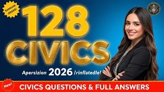 USCIS Update | 128 Civics Questions and Answers (2025 version) For US Citizenship Test 2026 #n400
