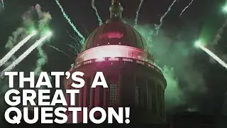 Why are there fireworks for the Capitol Christmas lights? | That's A Great Question