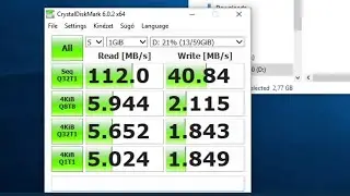 ADATA UR340/64GB USB flash drive speed test