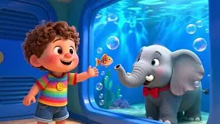 Magic Color Train 🚂🌈 | Colorful Adventure Rhyme for Kids | Nursery Rhymes & Songs for Children