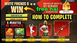 Free fire max exclusive invite and win event || How to complete FF max exclusive invite and win
