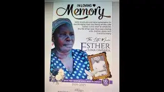 CELEBRATING LIFE OF ESTHER JUMA OMBAKA  1959 - 2025
