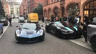 Car Spotting Supercars in London Uk December 2025 | Chiron Super Sport, LaFerrari, Veyron, SF90 XX….