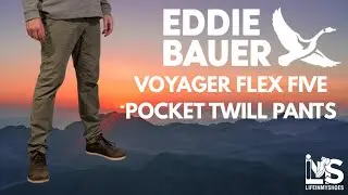Eddie Bauer - Voyager Flex Five Pocket Twill Pants Review