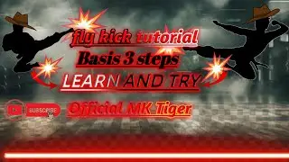 How to fly kick tutorial easy step by step in Urdu & Hindi Fly kick learn to easy step Basic 3 step 