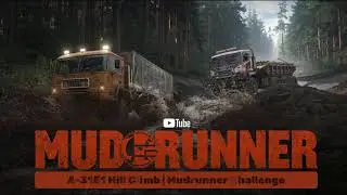 Mudrunner Hill Climb FAIL! | A-3151 Jeep Rolls Down the Mountain | Epic Offroad Disaster