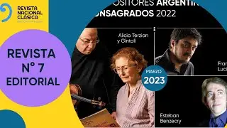 REVISTA NACIONAL CL&Aacute;SICA N7 EDITORIAL DE ANDREA MERENZON