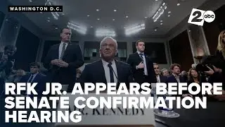 Robert Kennedy Jr. appears before his Senate confirmation hearing to lead Health & Human Services