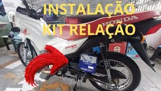 COMO INSTALAR RELAÇÃO NA POP 110i