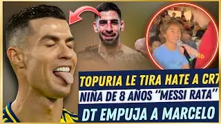 🤬 ILIA TOPURIA se MOLESTÓ por la OPINION de CRISTIANO 😭 NIÑA le DICE RATA a MESSI 😱 MARCELO vs DT 🤯