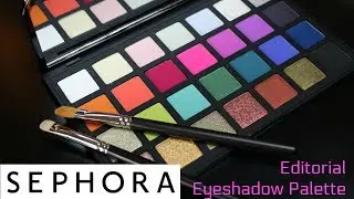 Sephora Pro Editorial Palette | 2 Looks 1 Palette | Brush & Finger Swatches | PersonalBeautyLab