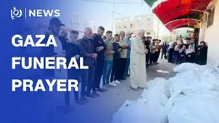 Funeral prayer in Gaza to mourn those killed in &lsquo;Israeli&rsquo; strikes