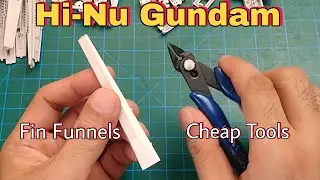 HI-NU GUNDAM FIN FUNNELS AND CHEAP TOOLS | RG HI NU GUNDAM