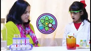 Кэти Кьюти и Эшу играют, пока соседи изучают научные эксперименты для детей.